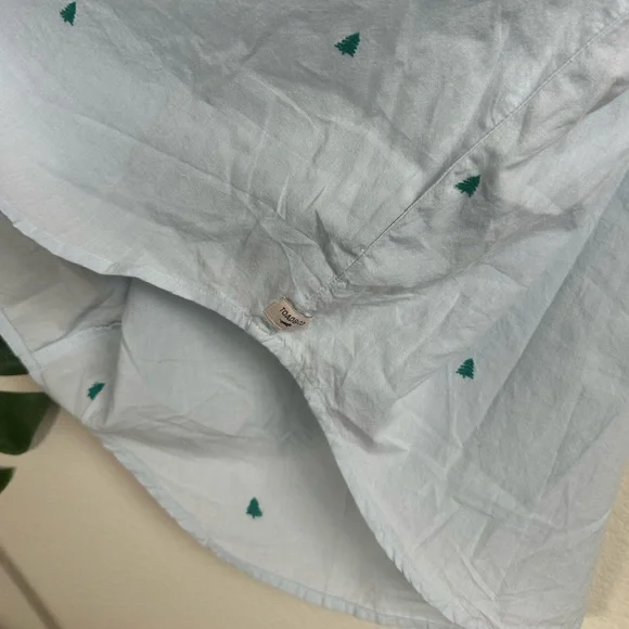 NWT Toad & Co Indigo Wells Tree Embroidered Short Sleeve Shirt - Picture 6 of 9